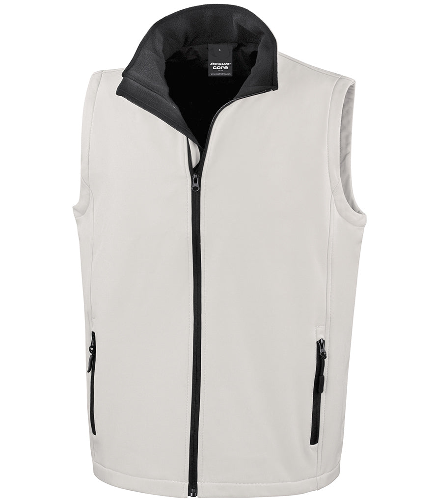 RS232M Result Core Printable Soft Shell Bodywarmer