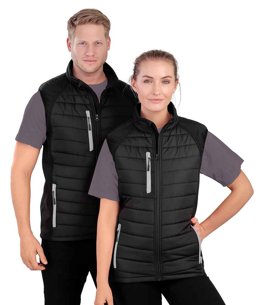 RS238 Result Genuine Recycled Compass Padded Gilet