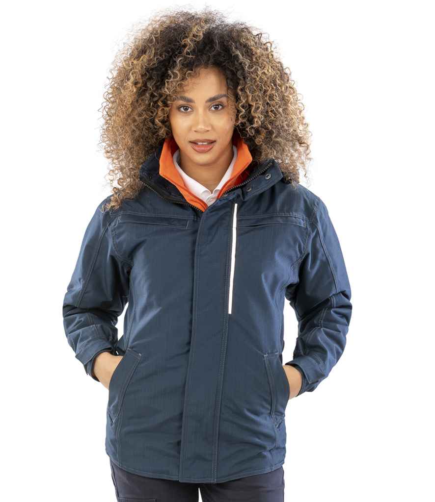 RS326 Result Work-Guard Denim Texture Rugged Jacket