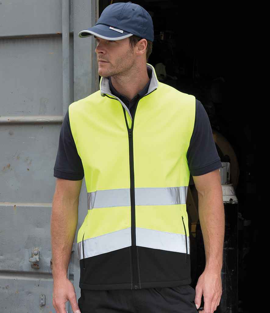 RS451 Result Safe-Guard Printable Safety Soft Shell Gilet