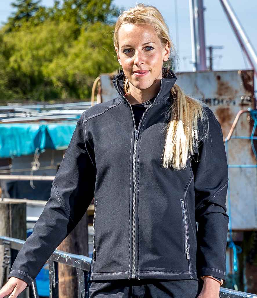 RS455F Result Work-Guard Ladies Treble Stitch Soft Shell Jacket
