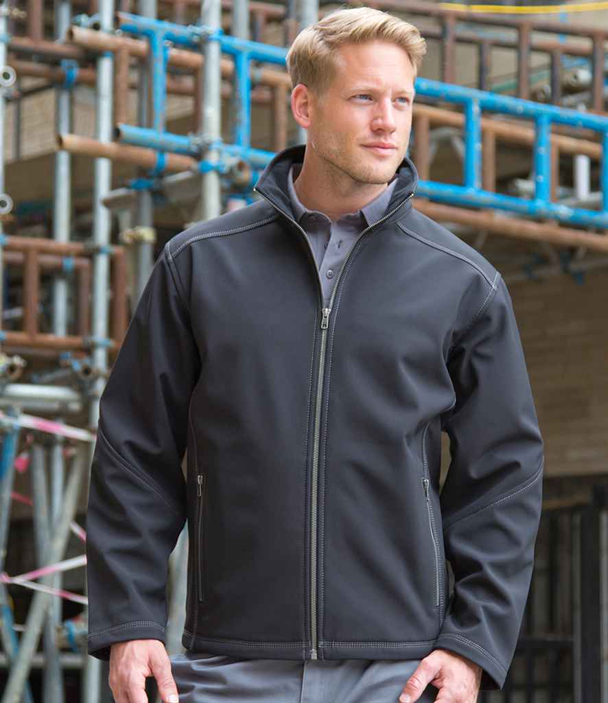 RS455M Result Work-Guard Treble Stitch Soft Shell Jacket