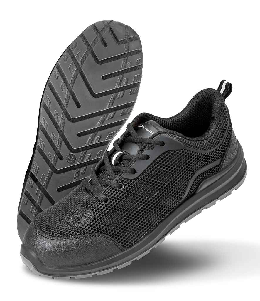 RS456 Result Work-Guard All Black Safety Trainers