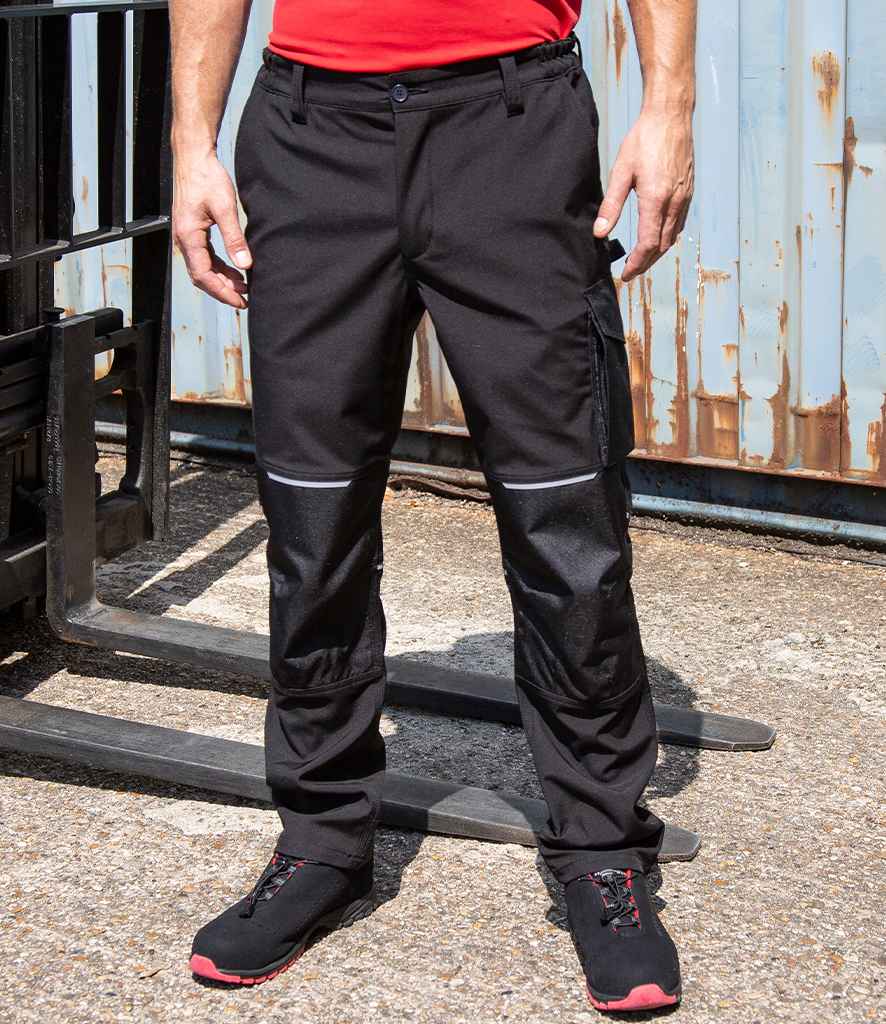 RS473 Result Work-Guard Slim Fit Soft Shell Trousers