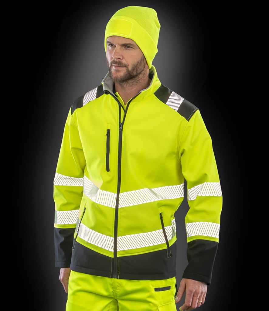 RS476 Result Safe-Guard Printable Ripstop Safety Soft Shell Jacket
