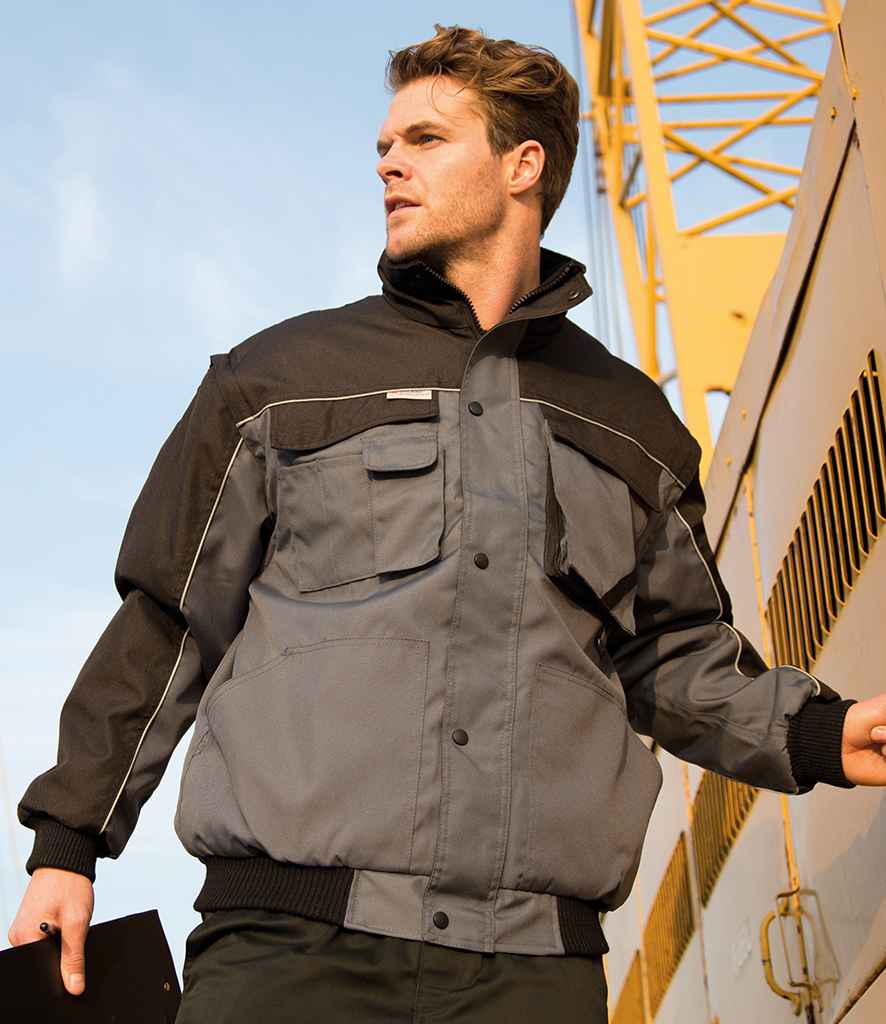 RS71 Result Work-Guard Zip Sleeve Heavy Duty Jacket
