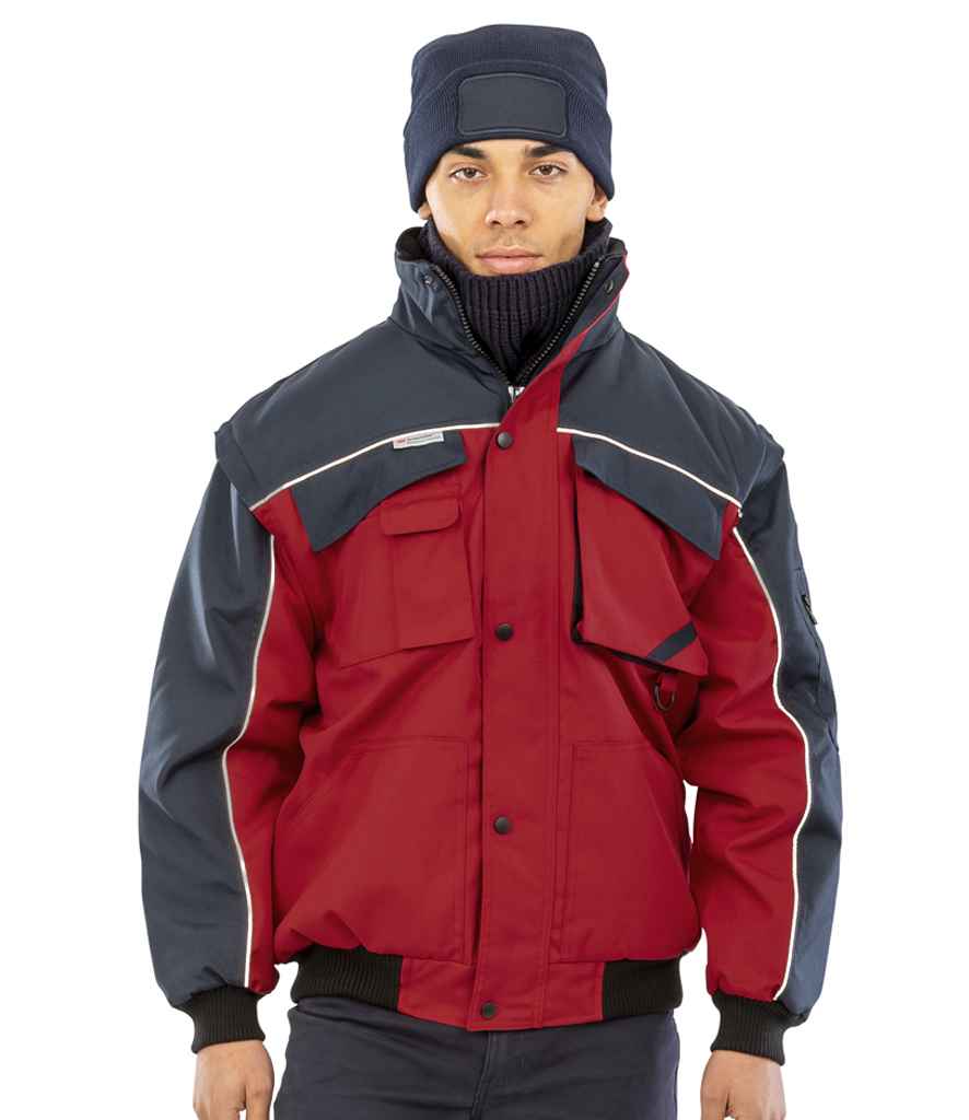 RS71 Result Work-Guard Zip Sleeve Heavy Duty Jacket