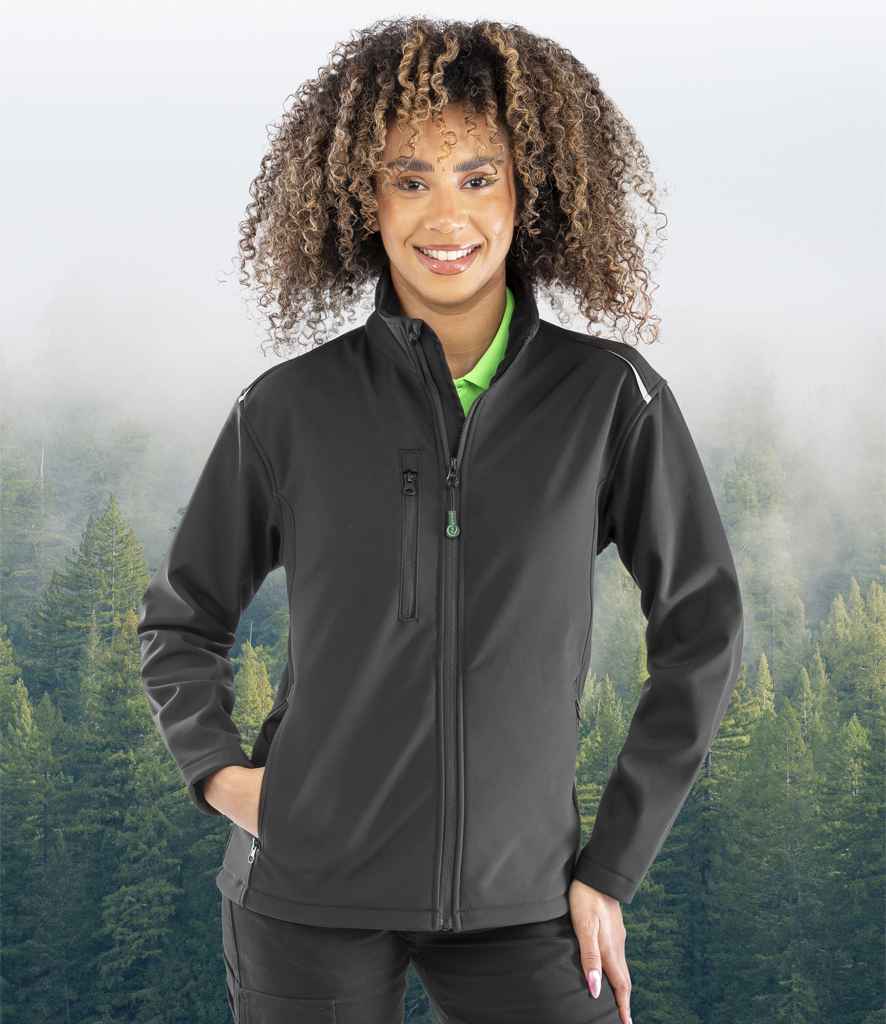RS900F Result Genuine Recycled Ladies Three Layer Printable Soft Shell Jacket