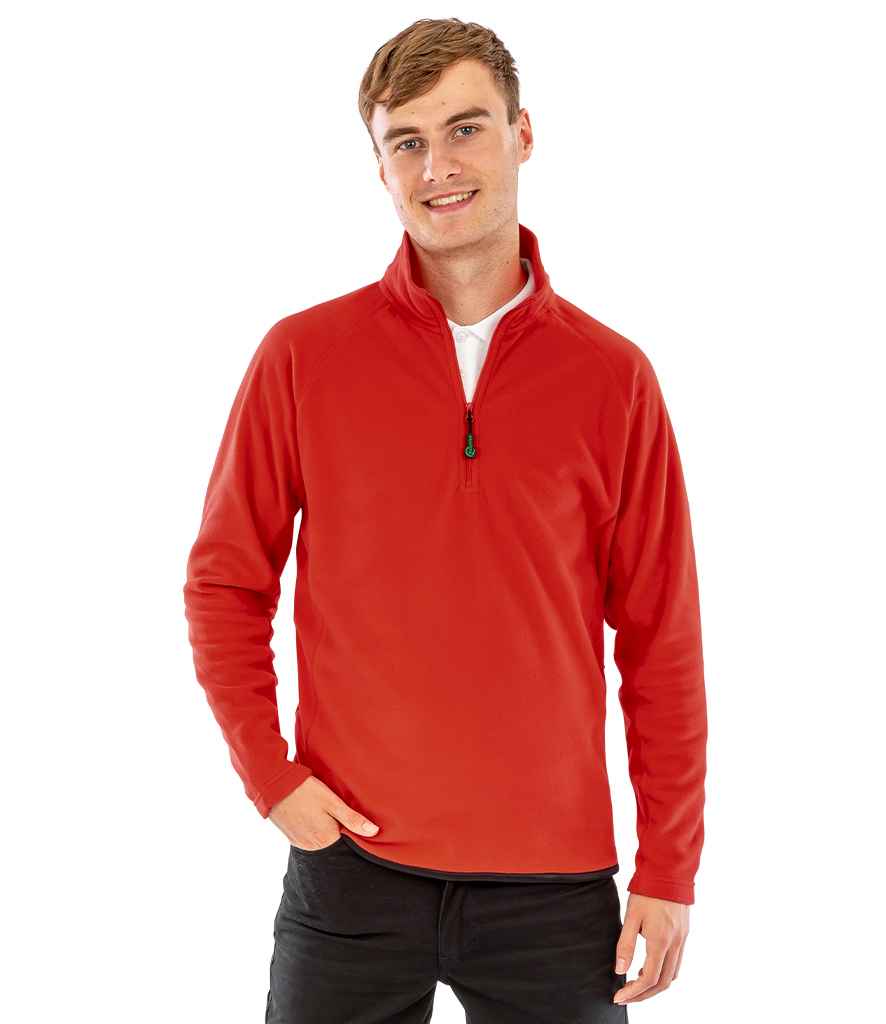 RS905 Result Genuine Recycled Zip Neck Micro Fleece