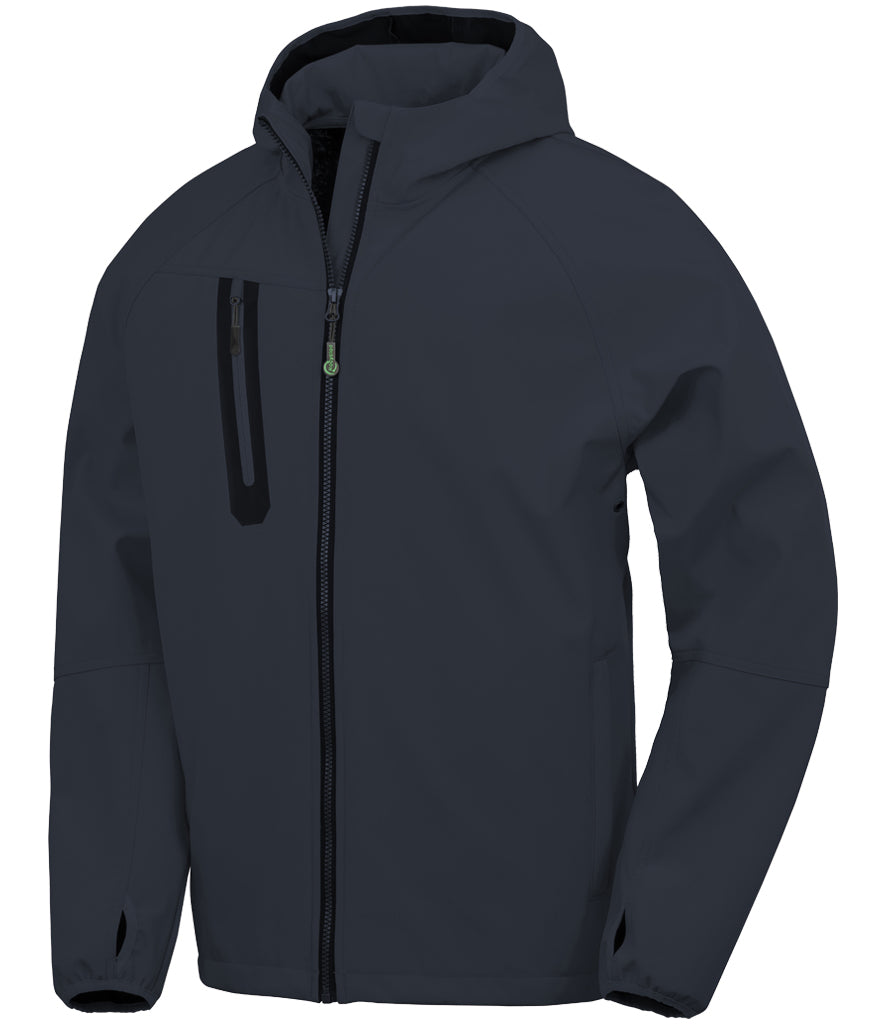 RS909 Result Recycled Three Layer Printable Hooded Soft Shell Jacket