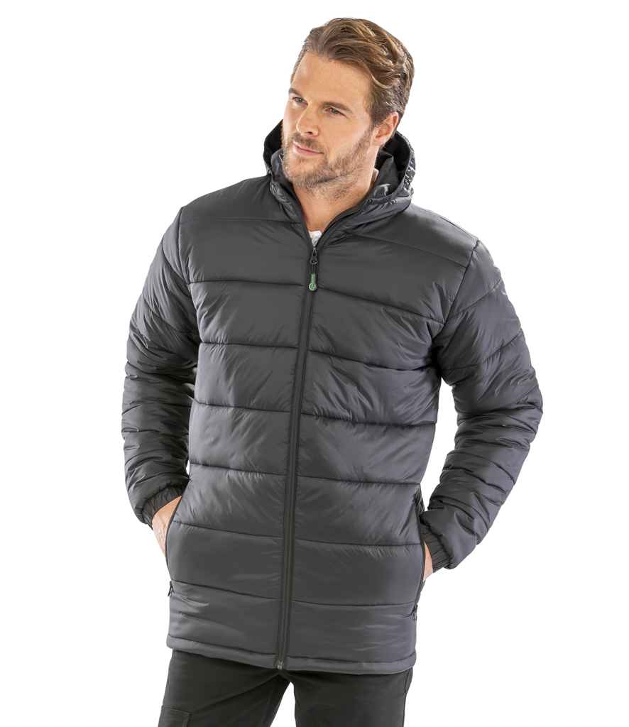 RS910 Result Genuine Recycled Hooded Padded Parka Jacket