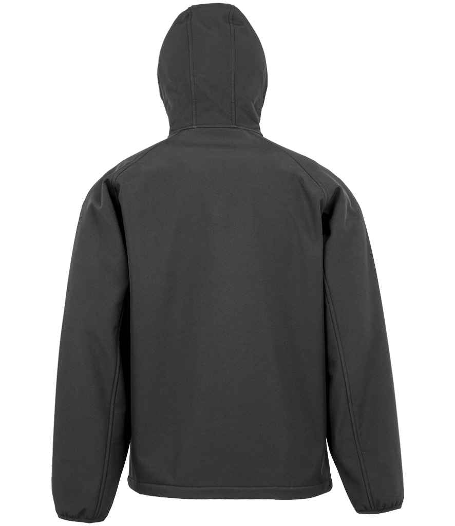 RS911M Result Genuine Recycled Three Layer Printable Hooded Soft Shell Jacket