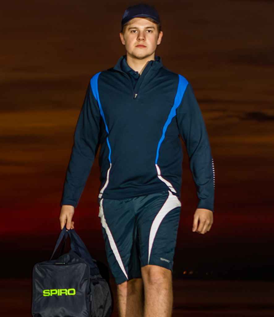 SR178M Spiro Unisex Zip Neck Trial Training Top