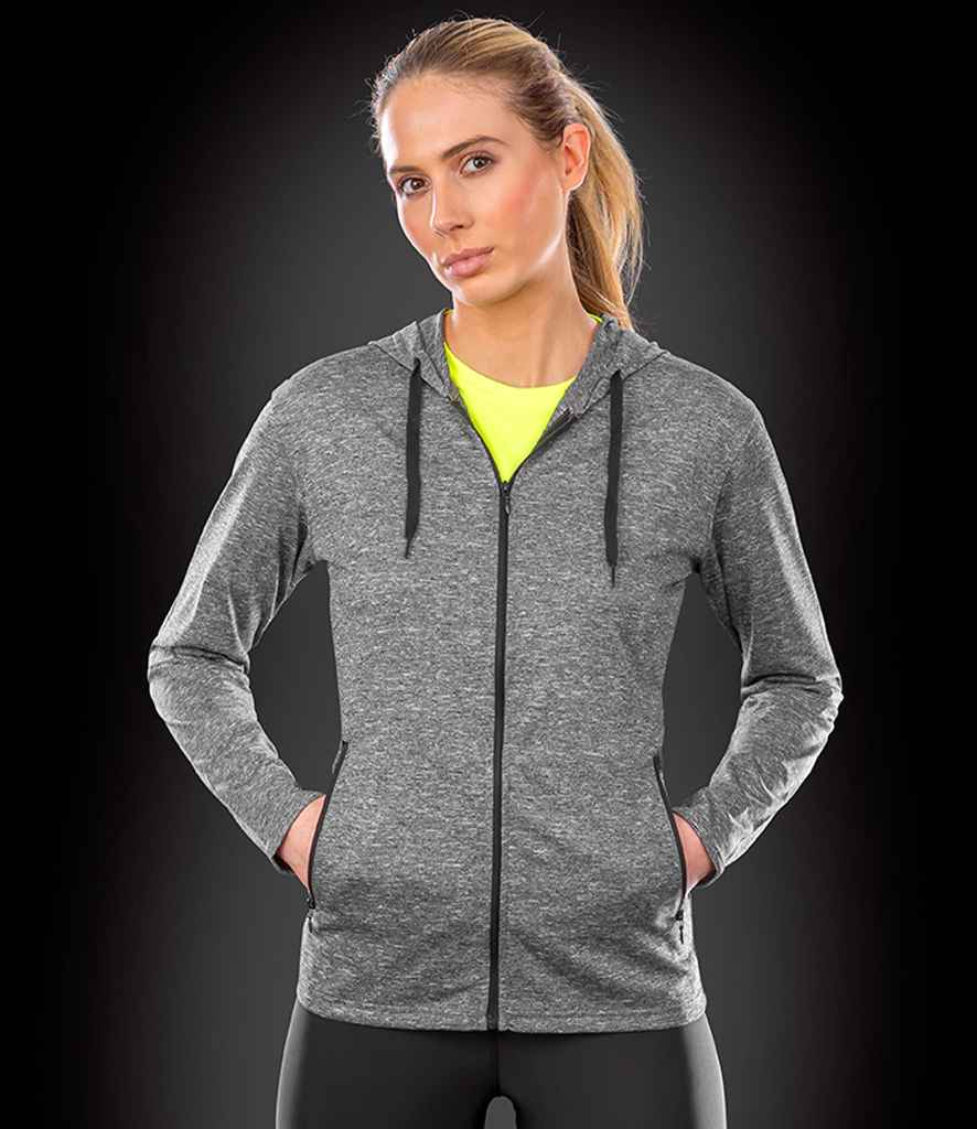 SR277F Spiro Ladies Hooded T-Shirt Jacket