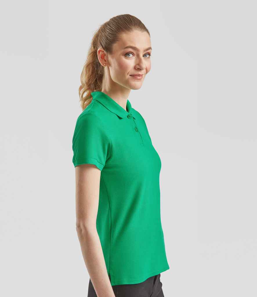 SS89 Fruit of the Loom Lady-Fit Premium Cotton Piqué Polo Shirt