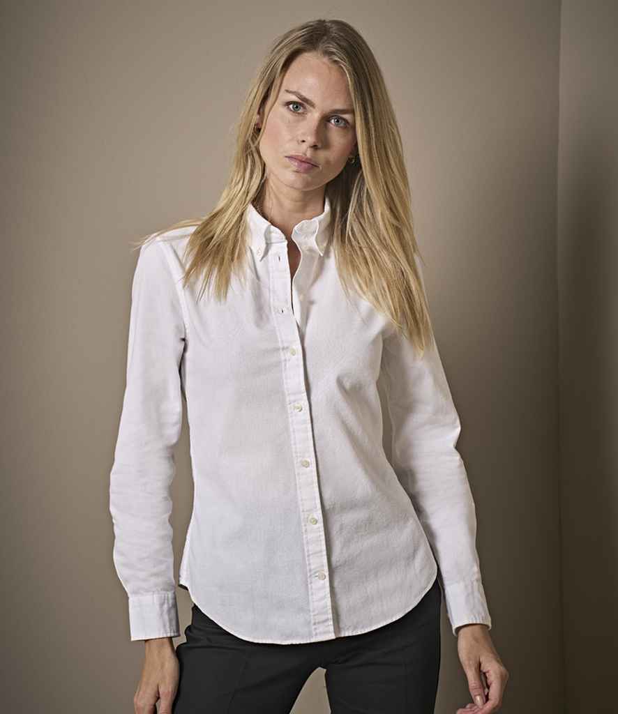 T4001 Tee Jays Ladies Perfect Long Sleeve Oxford Shirt