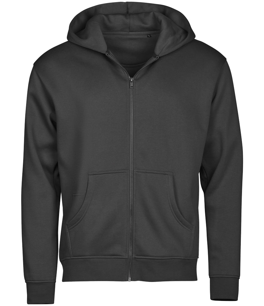 T5154 Tee Jays Unlabeled Hooded Full Zip Sweatshirt