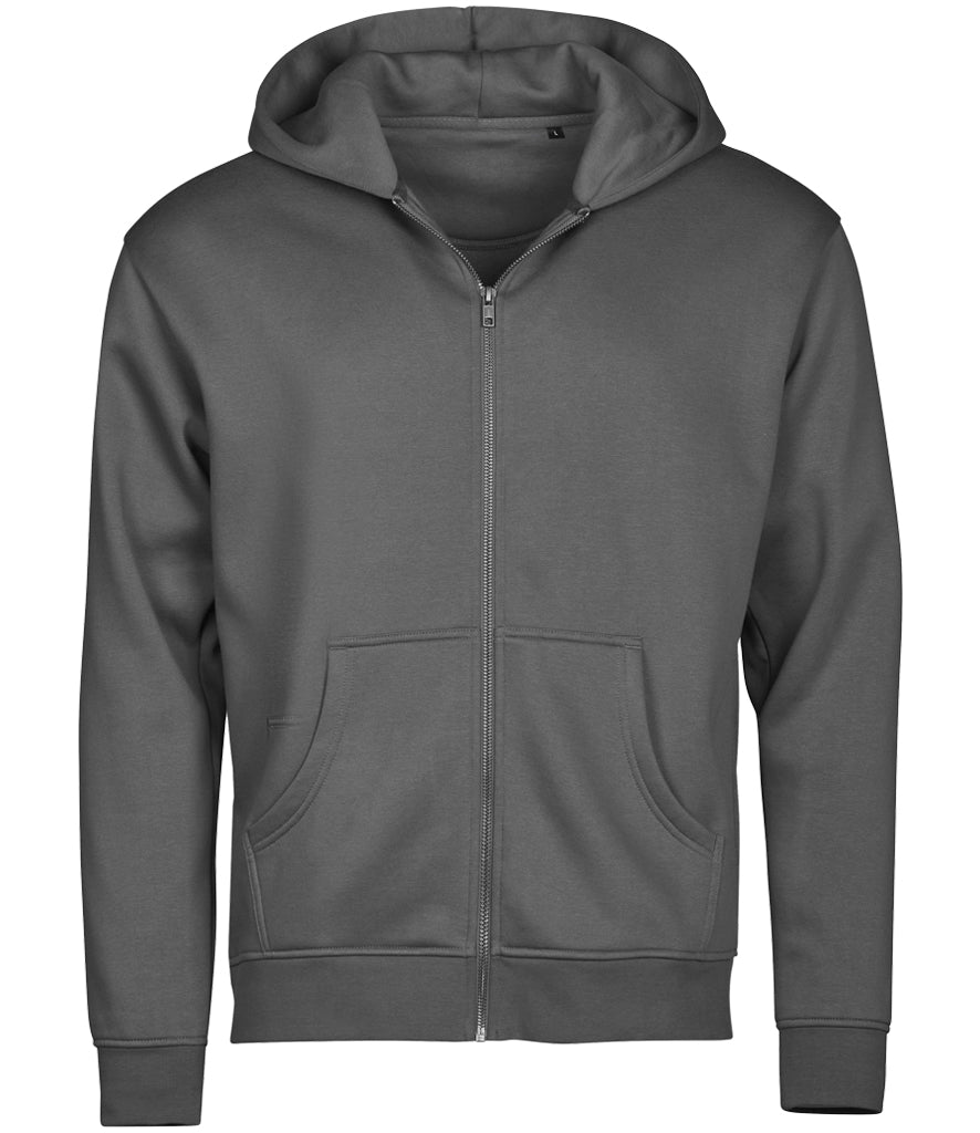 T5154 Tee Jays Unlabeled Hooded Full Zip Sweatshirt
