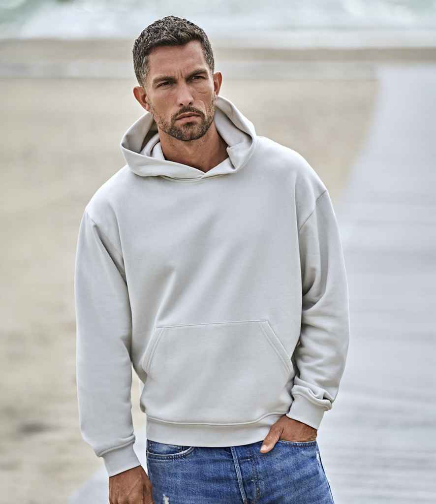 T5162 Tee Jays Unlabeled Heavy Loose Fit Hooded Sweatshirt