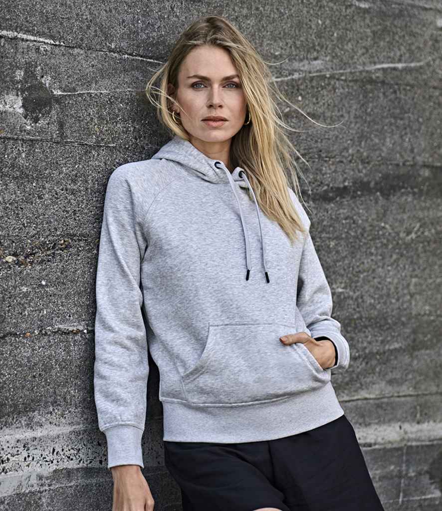 T5431 Tee Jays Ladies Raglan Hooded Sweatshirt