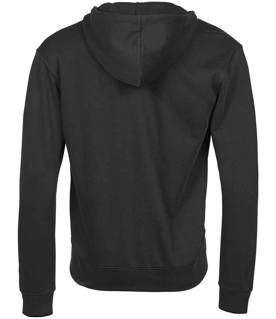 T5508 Tee Jays Ribbed Interlock Full Zip Hooded Sweatshirt
