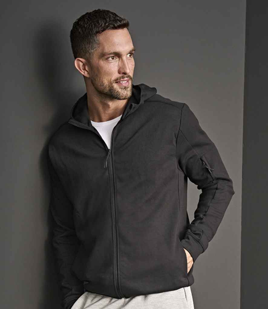 T5706 Tee Jays Athletic Hooded Full Zip Sweat Jacket