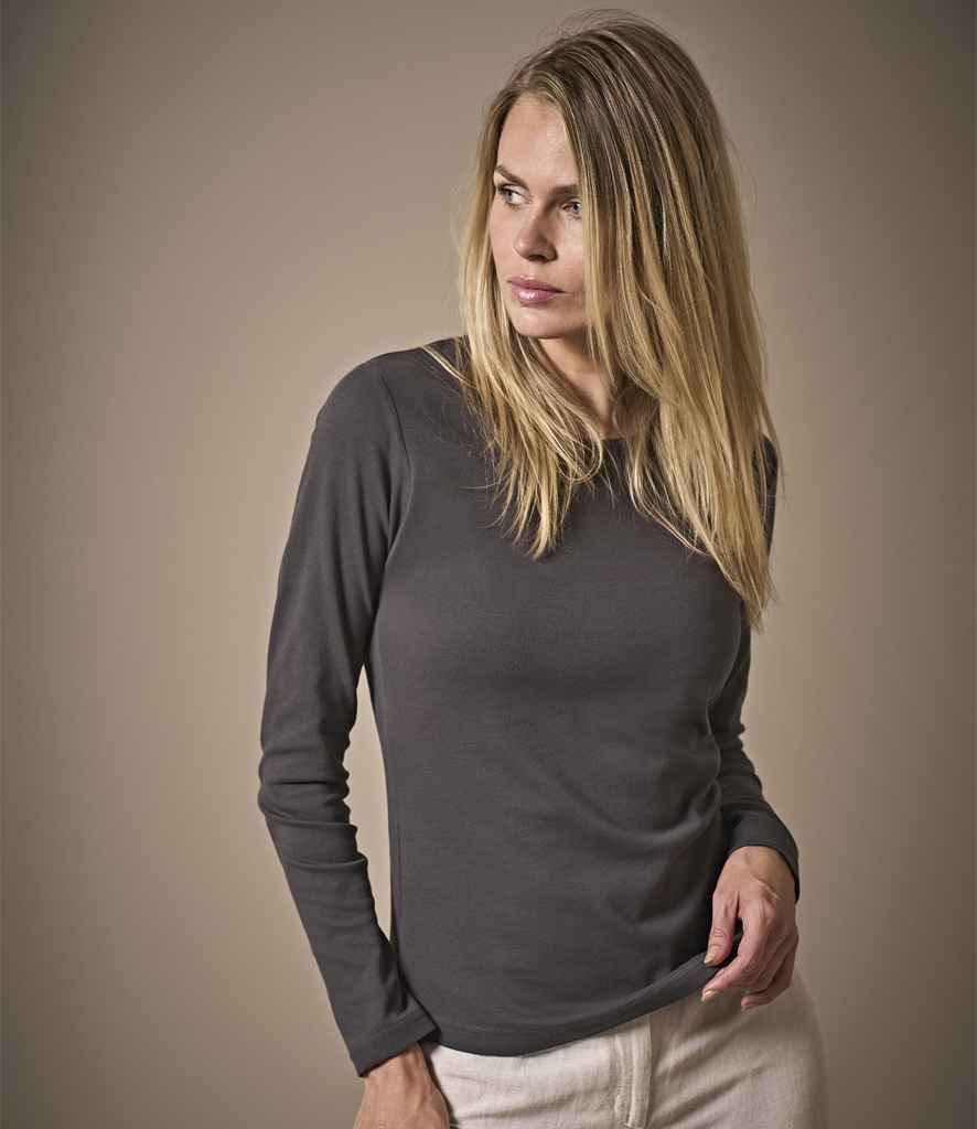 T590 Tee Jays Ladies Long Sleeve Interlock T-Shirt