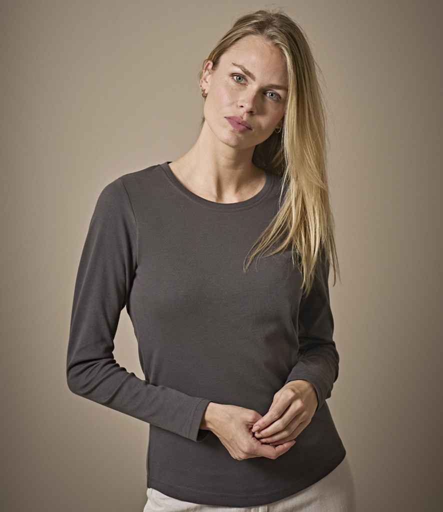 T590 Tee Jays Ladies Long Sleeve Interlock T-Shirt