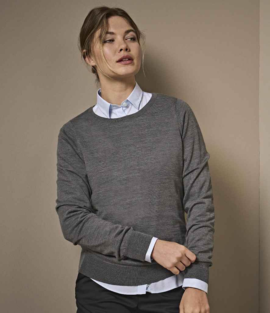 T6006 Tee Jays Ladies Crew Neck Sweater