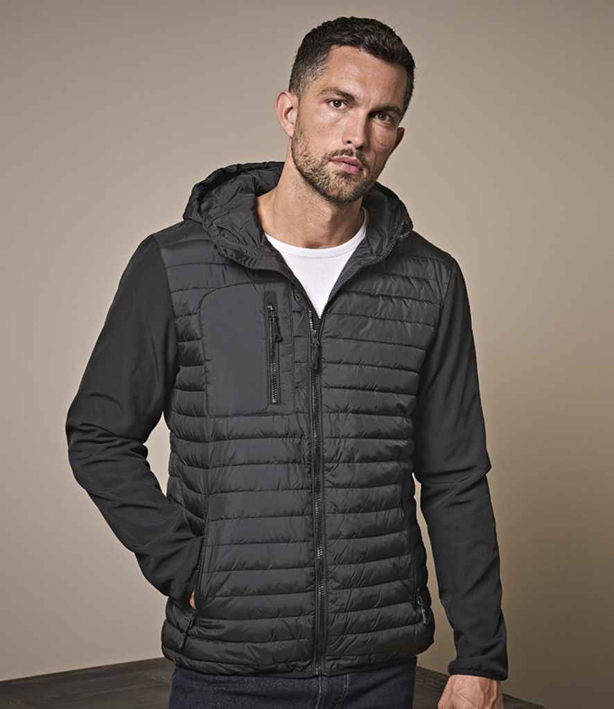 T9628 Tee Jays Crossover Hooded Jacket