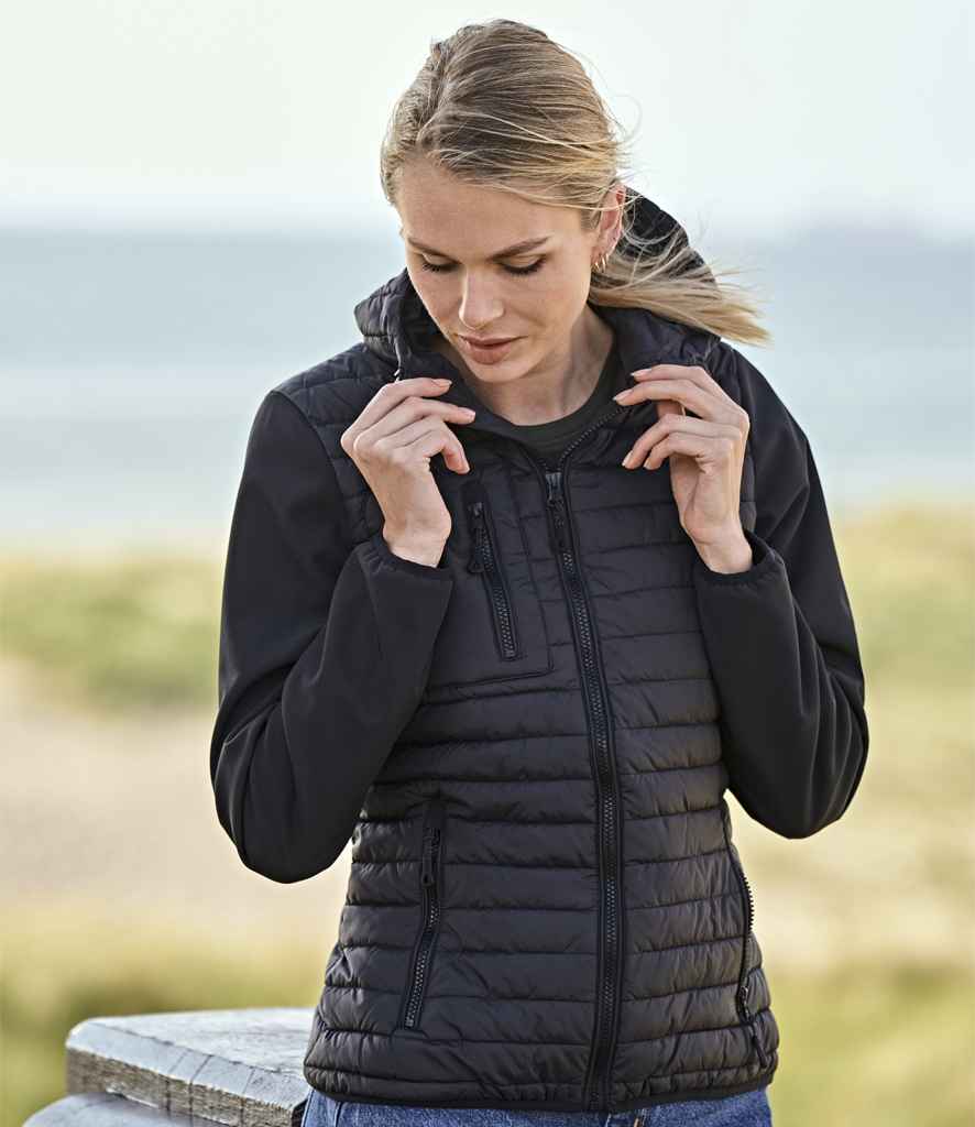 T9629 Tee Jays Ladies Crossover Hooded Jacket