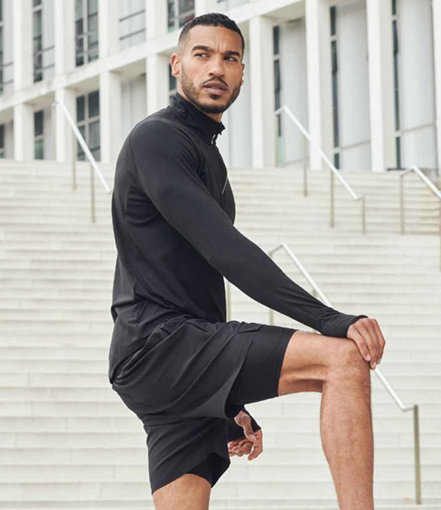 TL562 Tombo Long Sleeve Zip Neck Performance Top