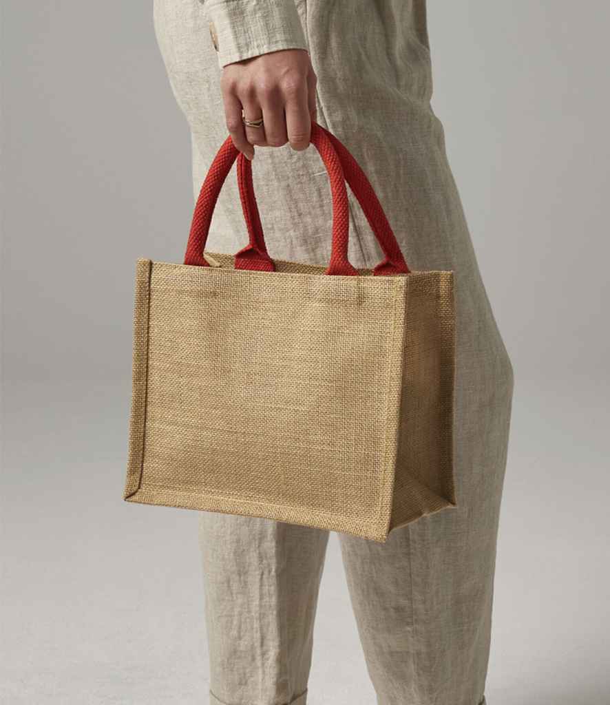 W412 Westford Mill Jute Mini Gift Bag