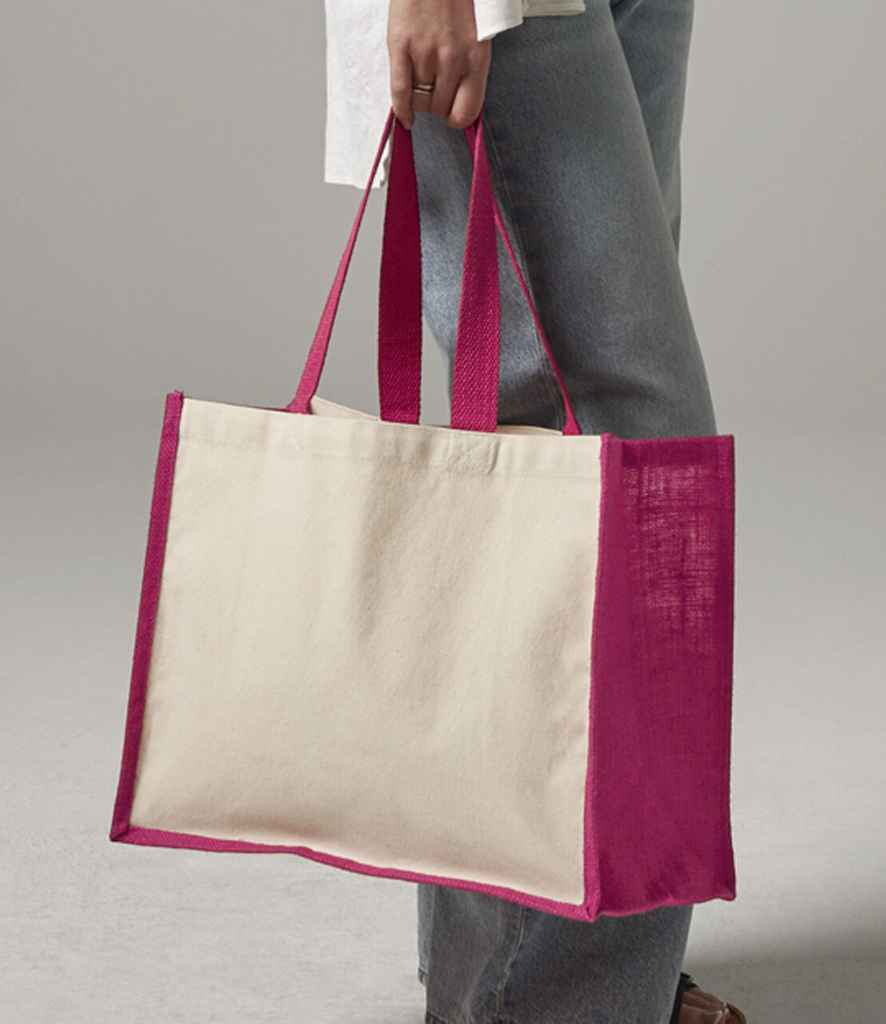 W422 Westford Mill Printers Jute Classic Shopper