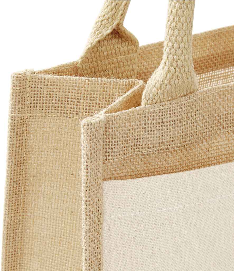 W425 Westford Mill Pocket Jute Gift Bag