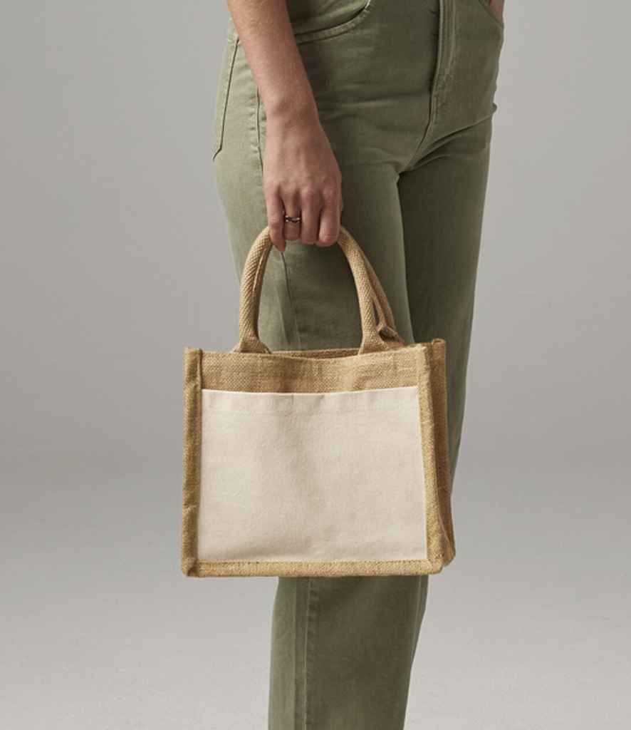 W425 Westford Mill Pocket Jute Gift Bag