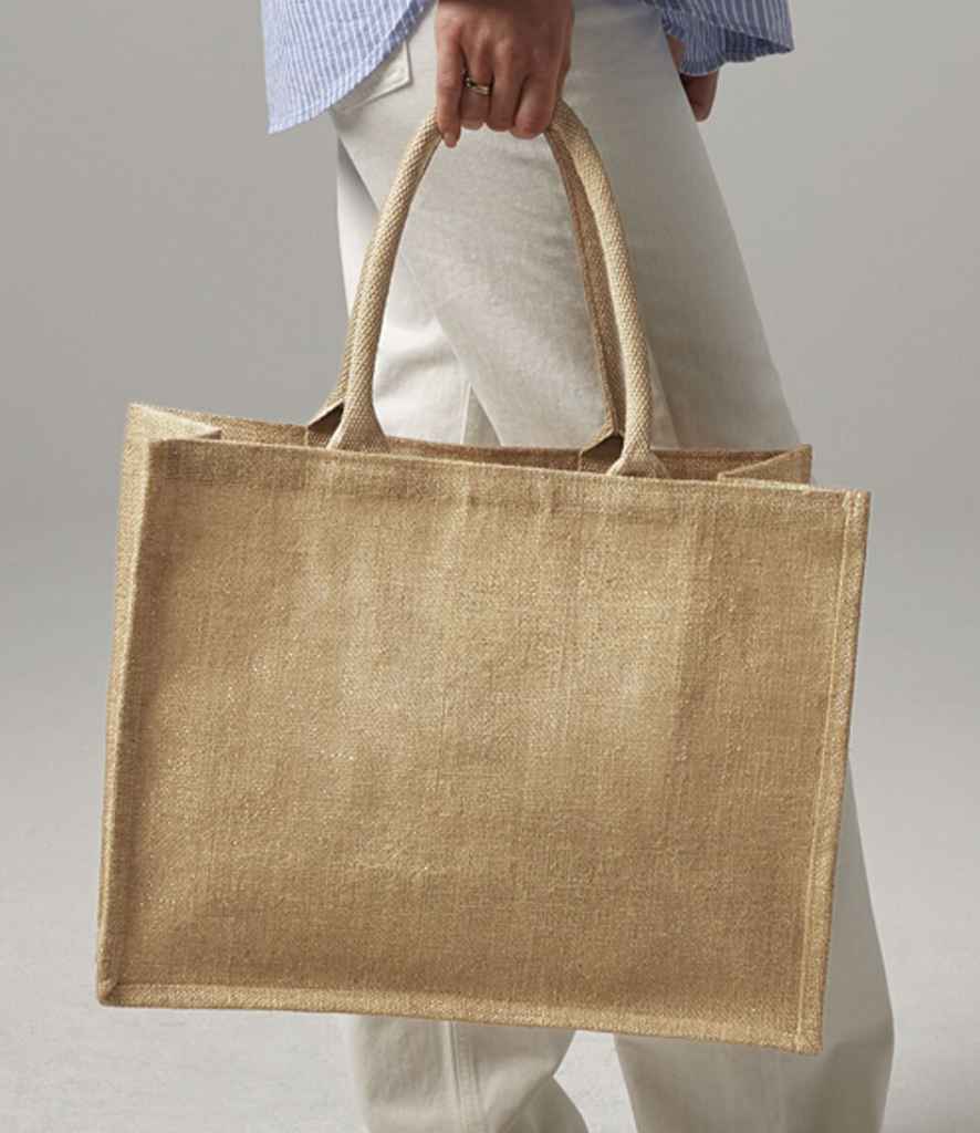 W437 Westford Mill Shimmer Jute Shopper