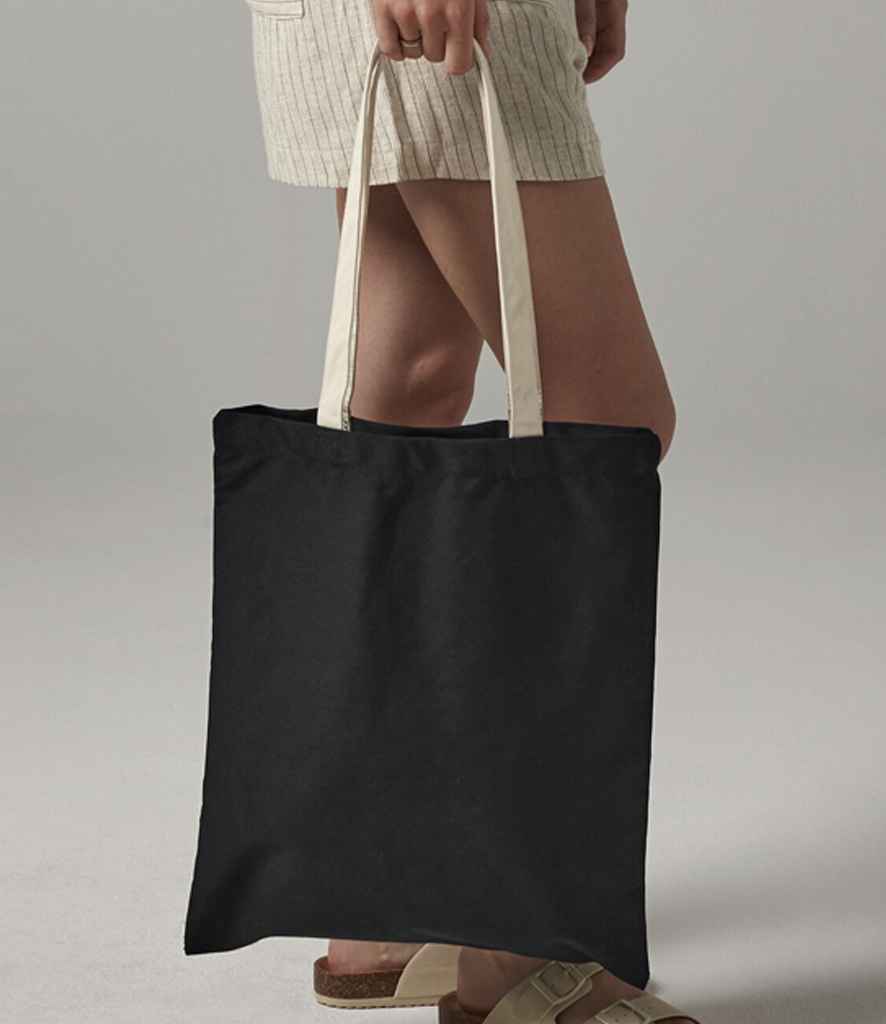 W801C Westford Mill EarthAware® Organic Bag For Life - Contrast Handles