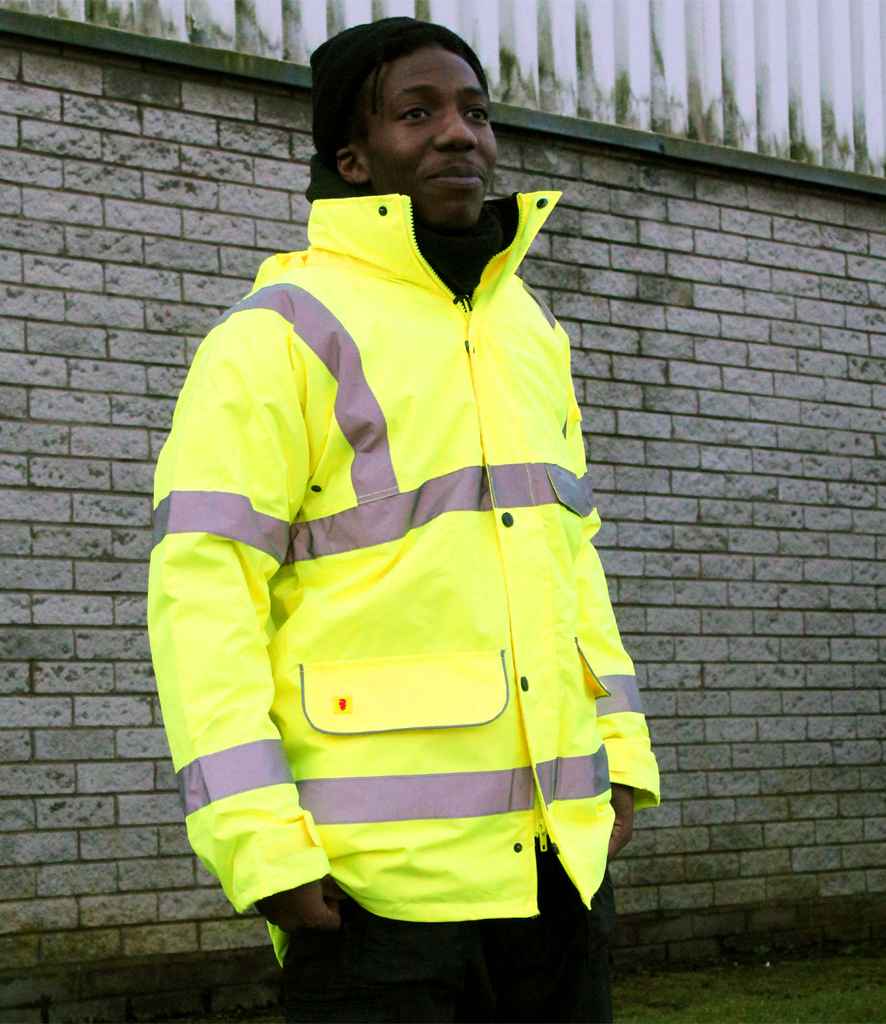 WR005 Warrior Hi-Vis Traffic Jacket