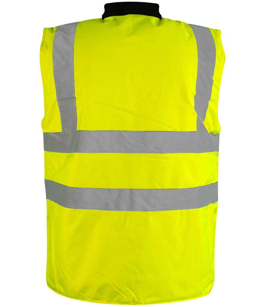 WR007 Warrior Hi-Vis Reversible Bodywarmer