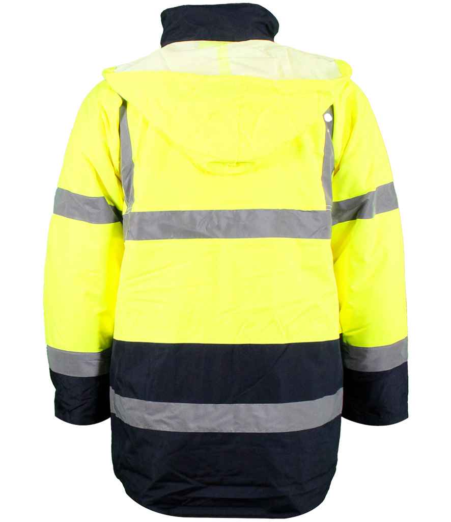 WR008 Warrior Hi-Vis Contrast Traffic Jacket