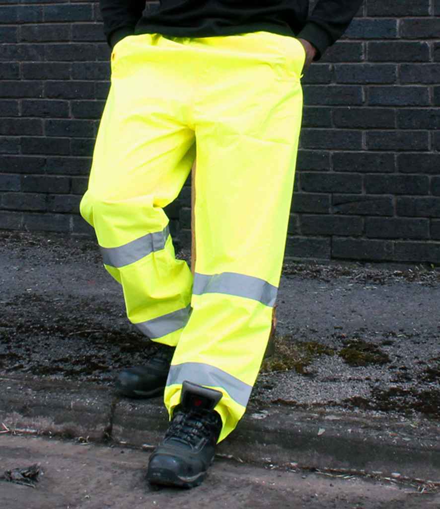 WR010 Warrior Hi-Vis Overtrousers