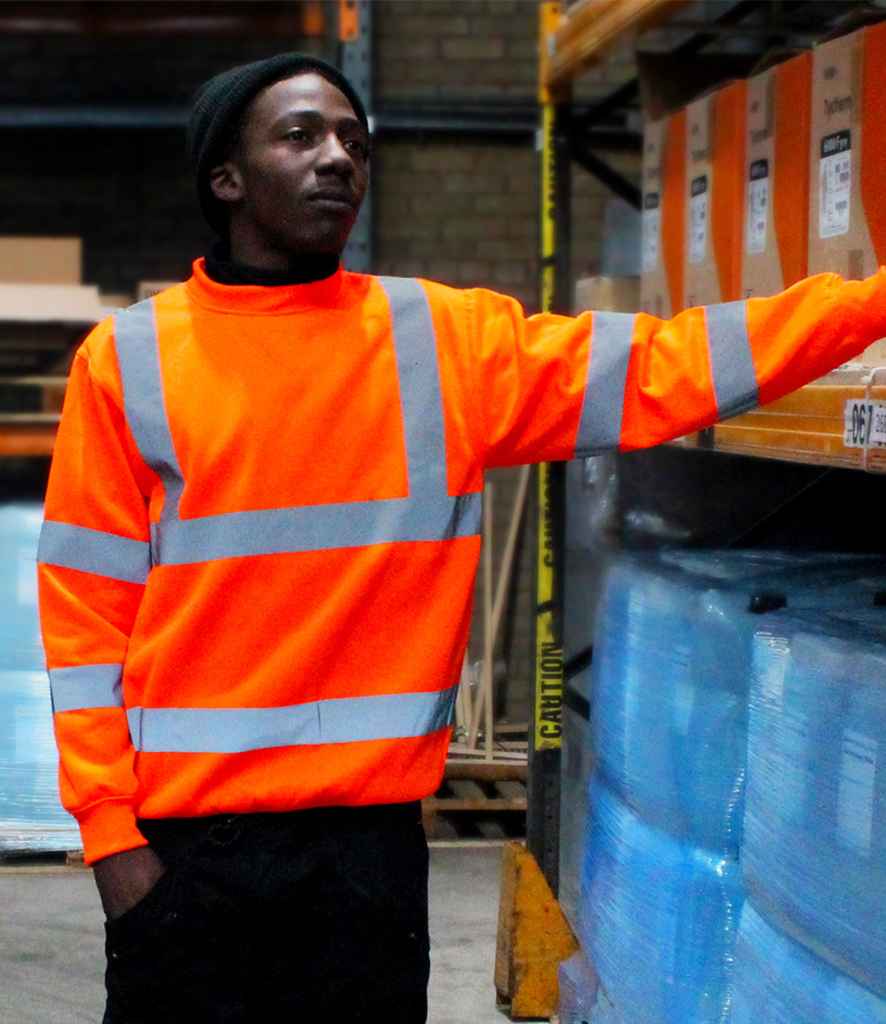 WR011 Warrior Hi-Vis Sweatshirt