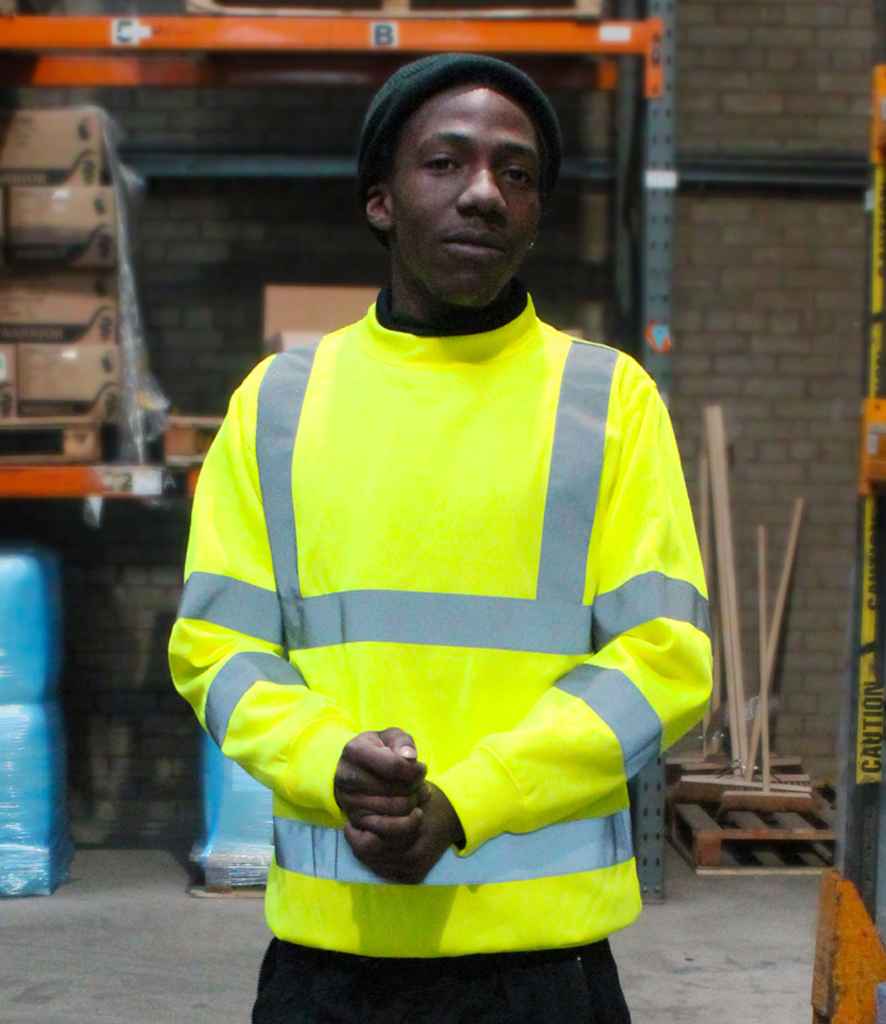 WR011 Warrior Hi-Vis Sweatshirt