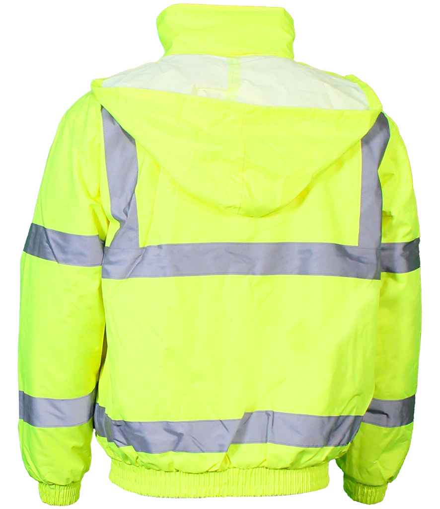 WR023 Warrior Hi-Vis Bomber Jacket