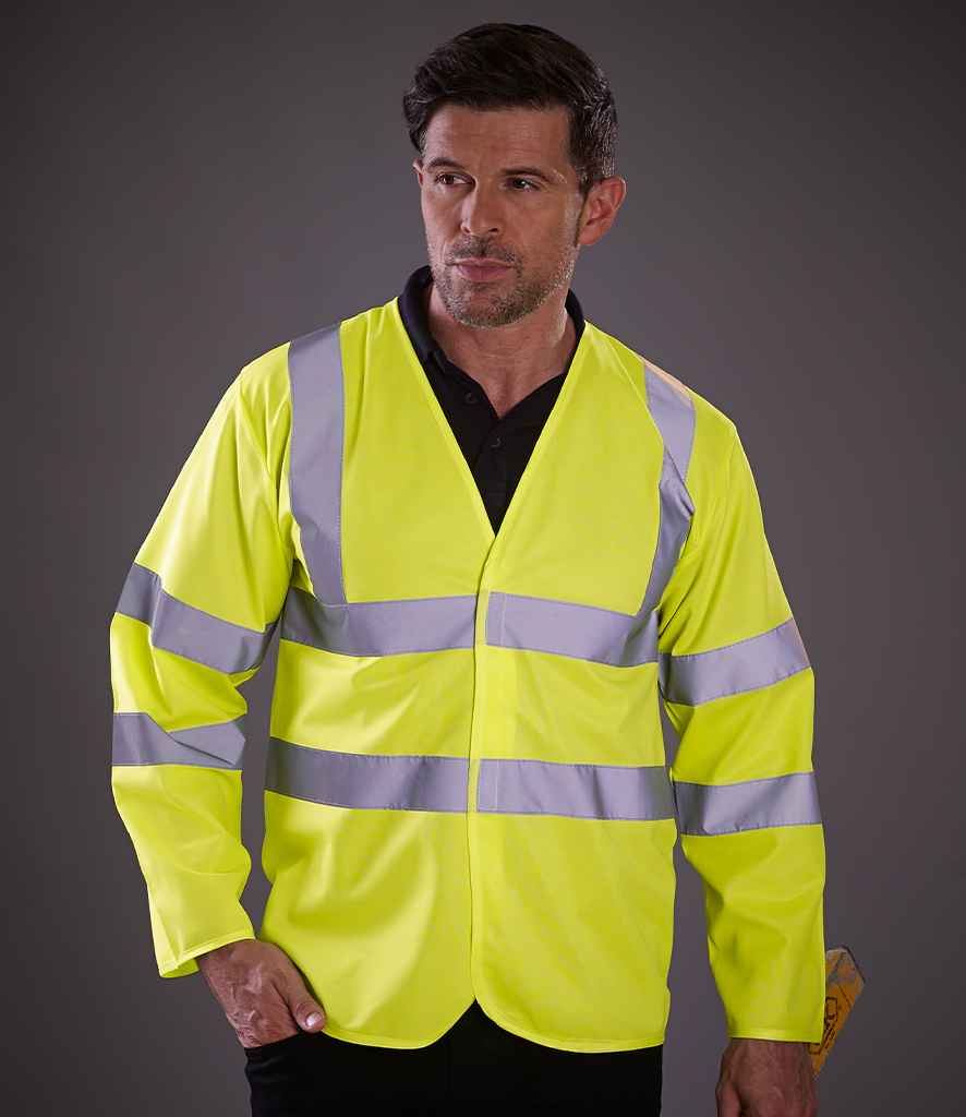 YK105 Yoko Hi-Vis Long Sleeve Jacket