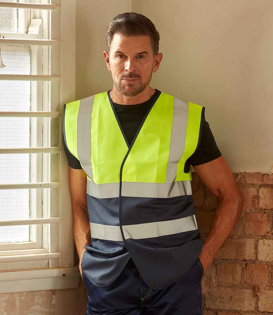 YK111 Yoko Two Tone Waistcoat