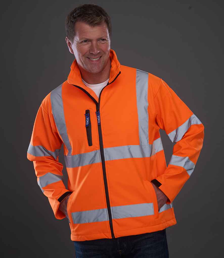 YK206 Yoko Hi-Vis Soft Shell Jacket