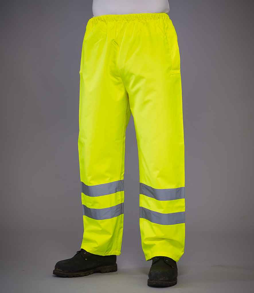 YK210 Yoko Hi-Vis Waterproof Overtrousers