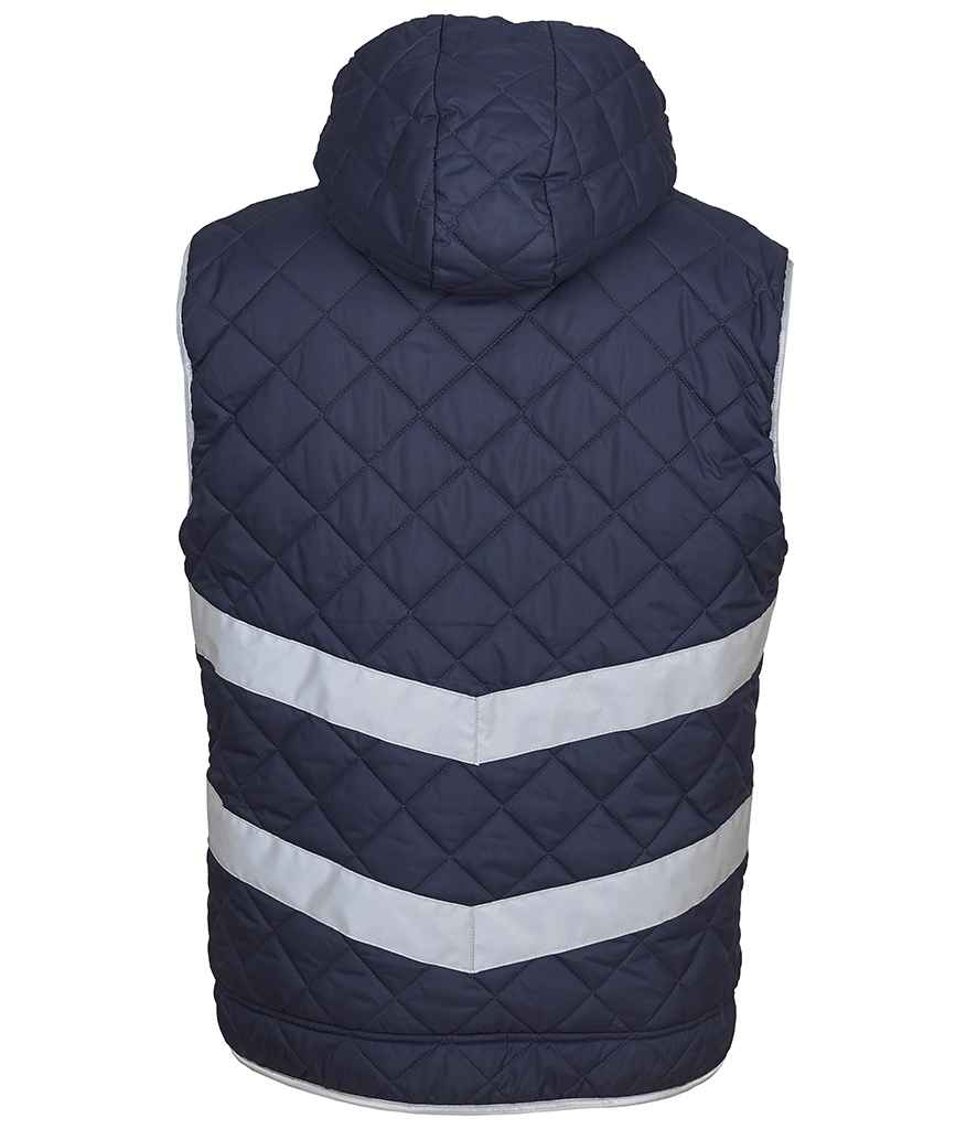 YK216 Yoko Hi-Vis Kensington Hooded Gilet